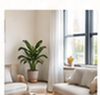 A cozy, well-lit living room